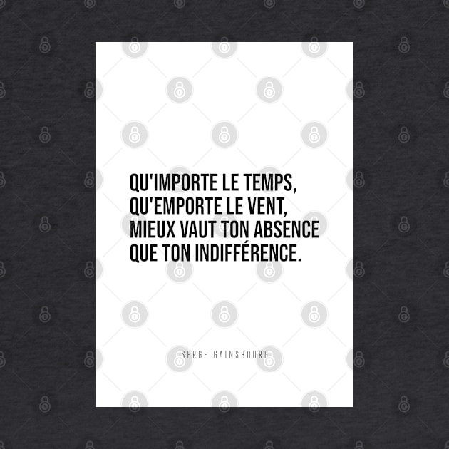 Gainsbourg - Quotes by Labonneepoque